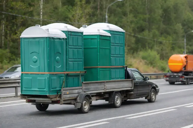 What kind of porta potty rental works best in Forest Hill’s park-and-neighborhood setting?